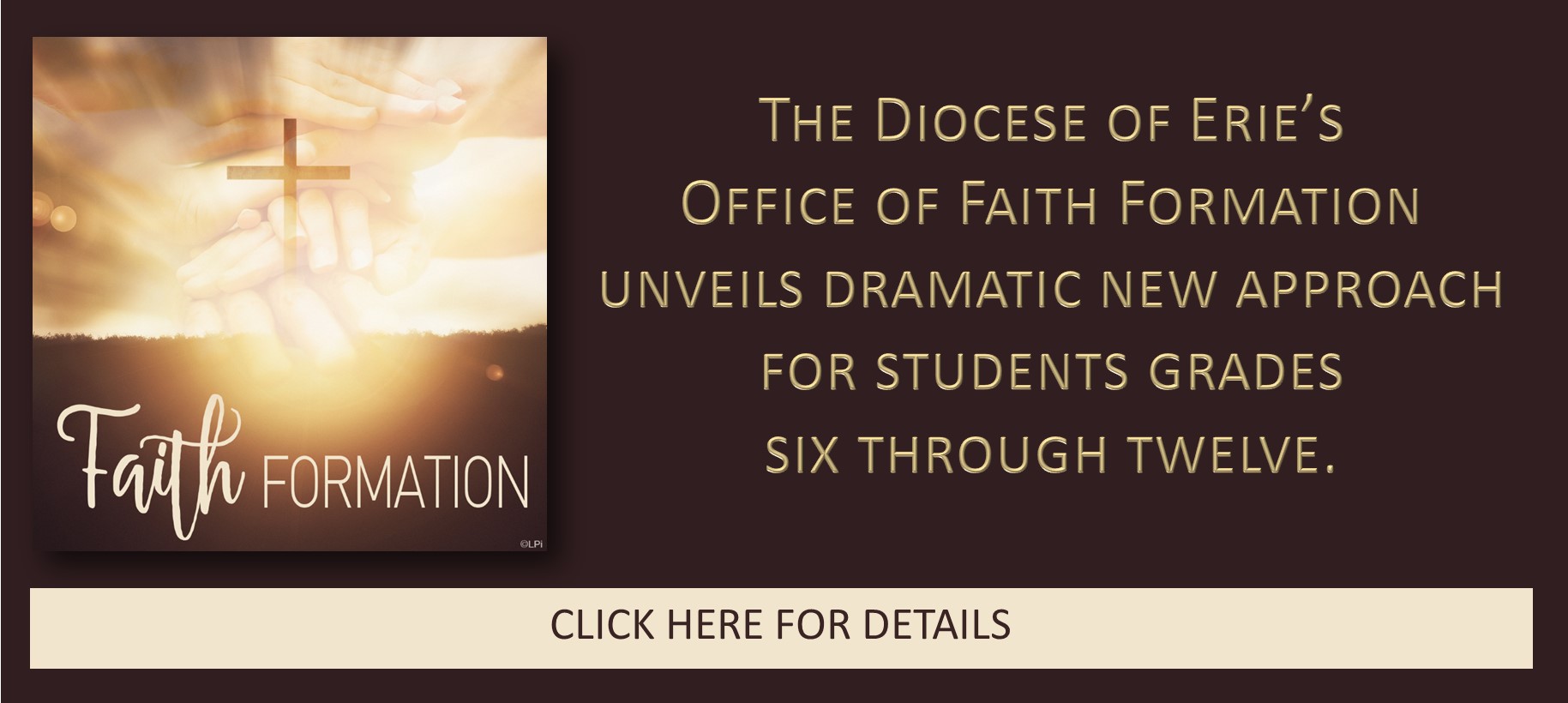 Faith formation banner